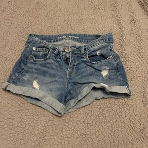 Old navy boyfriend jean shorts size 2